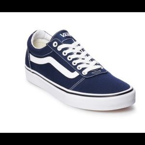 Blue Vans Skate Shoes